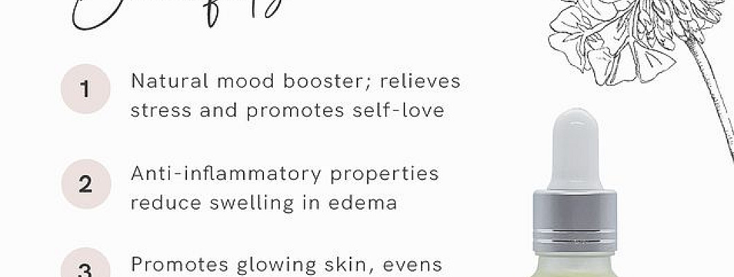 13 Incredible benefits of Geranium essential oil