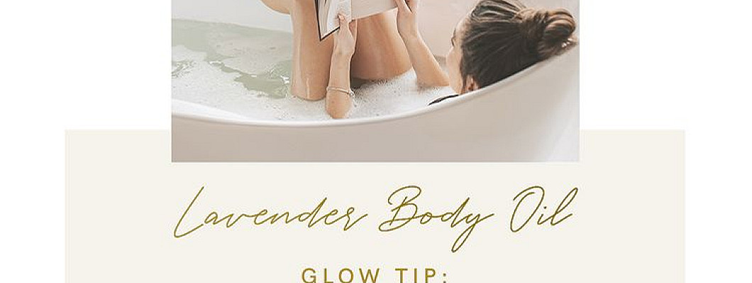 The bliss of lavender body oil